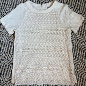 Madewell crochet t-shirt